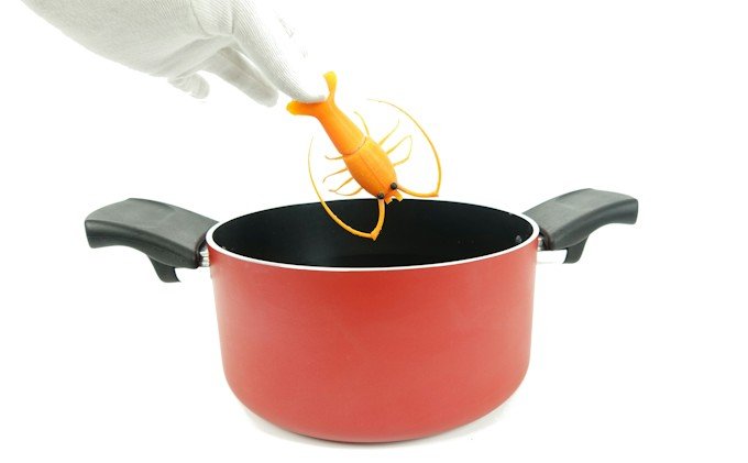 lobster in the pot